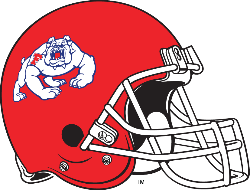 Fresno State Bulldogs 1992-2005 Helmet Logo iron on transfers for T-shirts